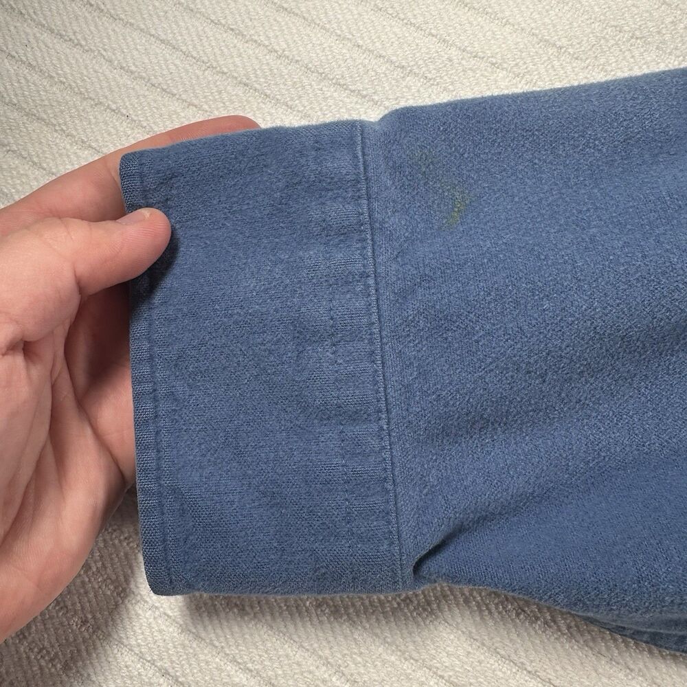 L.L. Bean Blue Men’s Casual Button-Down Shirt - Picture 7 of 12